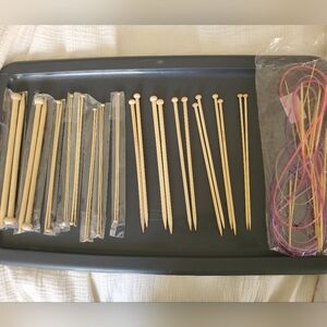 🛍️BUNDLE ONLY ITEM🛍️ Wood Knitting Needles Lot